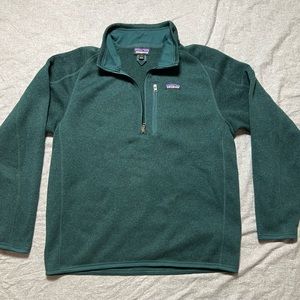 Green Patagonia Quarterzip